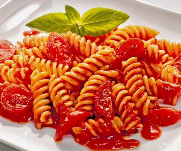 fusilli with fresh tomato and basil - 18x250g