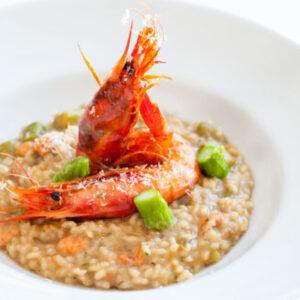 Risotto agli scampi e zucchine - 300g